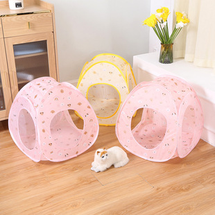 Four Seasons universal foldable pet cat nest portable pet nest cat tent tunnel cat nest pet supplies wholesale