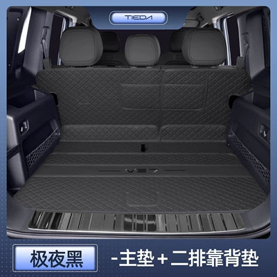Mat for Icarv27 Modification — Trunk Mat - chery-icarv27-extreme-night-black-backrest-main-cushion-chery-icarv27-trunk-mat