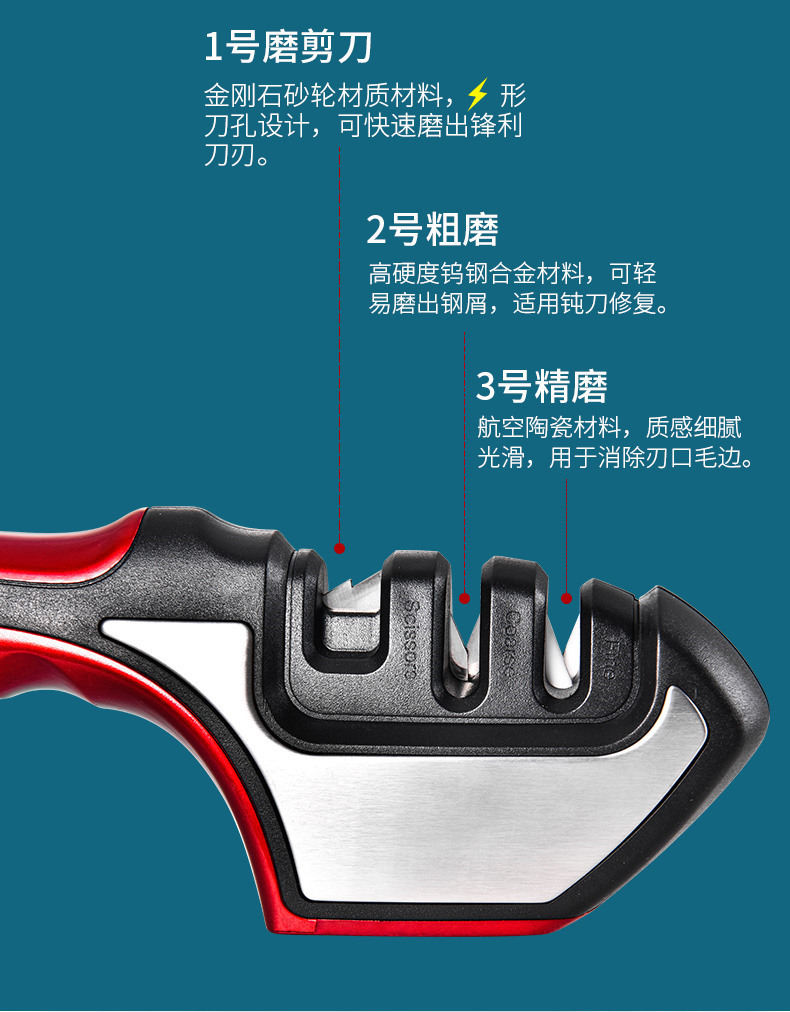 德国高级磨刀神器家用快速磨菜刀磨剪子专用多功能磨刀石开刃工具-阿里巴巴