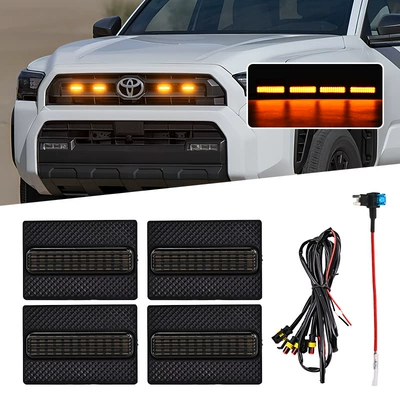 Lights Sr5 Grille Daytime Running — Gündüz işıqları - one-to-four-black-shell-yellow-light-with-fuse