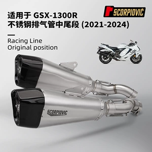 Gsx1300R Hayabusa orta qazma borusu və quyruq susturucu dəsti 2021-2024.