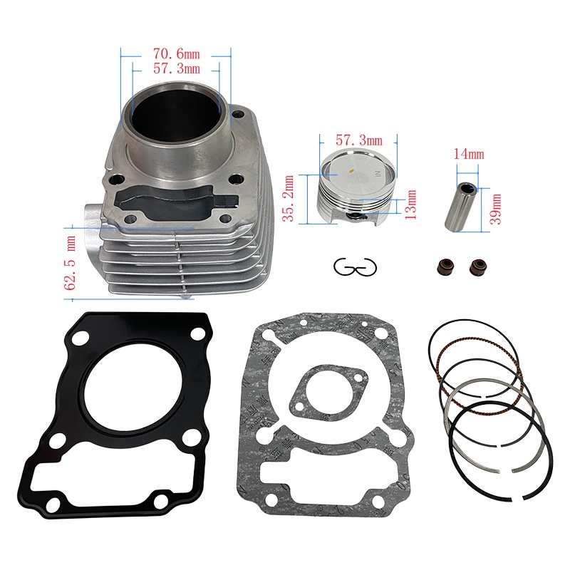 Cbf150 Motorcycle Parts Engine Cylinder Suitable for Honda Xr150L Cbf150 Cross-Border 57.3mm