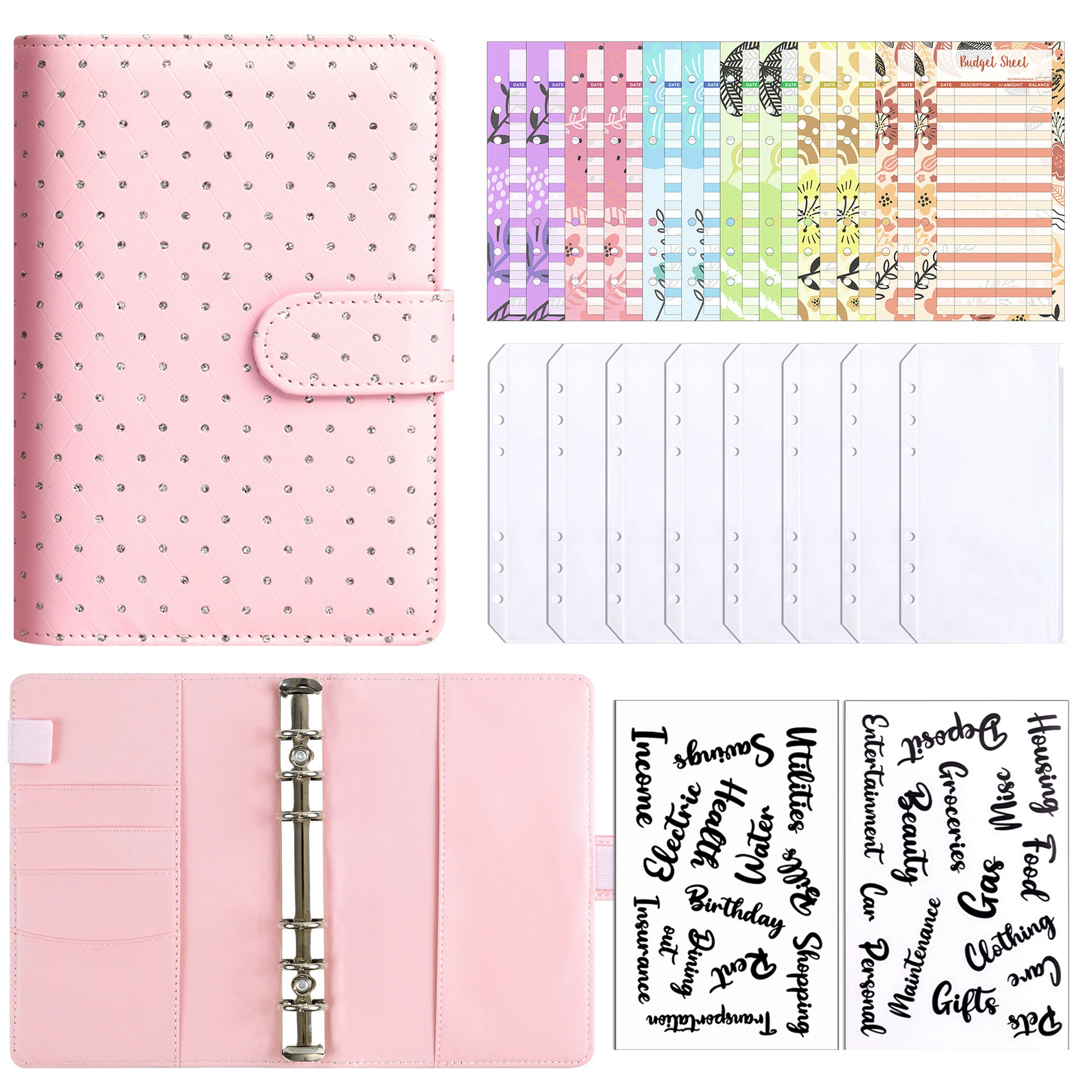 Трансграничный бриллиантовый резак A6 сумка на молнии денежный бюджет