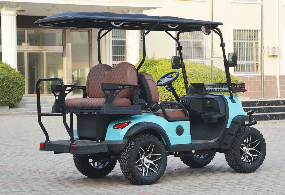 Electric Four-Wheel Golf Cart 2-4 Seats Scenic Area Tourist Reception 120Km Off-Road Patrol Car Scenic Area Sightseeing Car