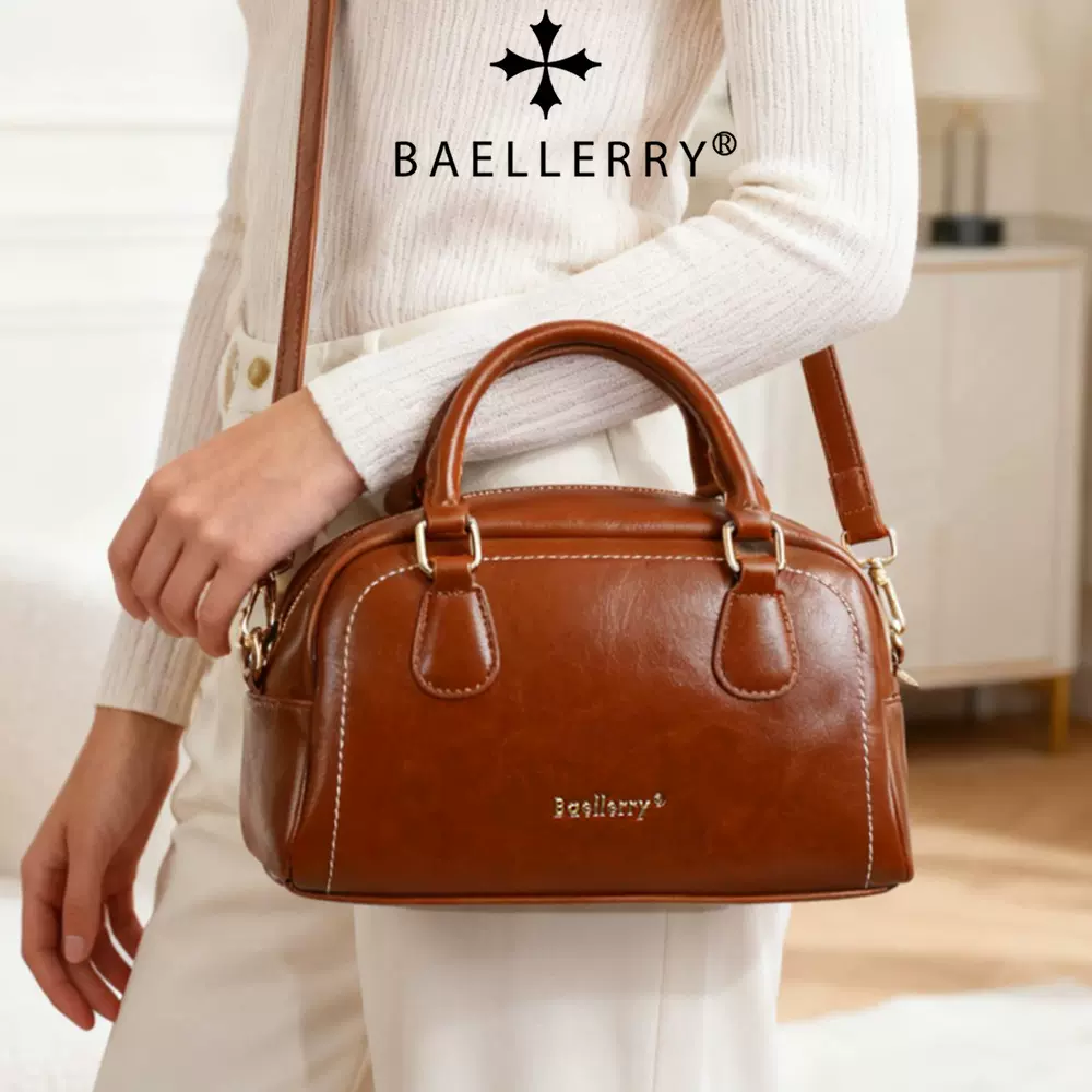 新款女士斜挎包欧美油蜡皮大容量百搭手提包女款高级感时尚单肩包