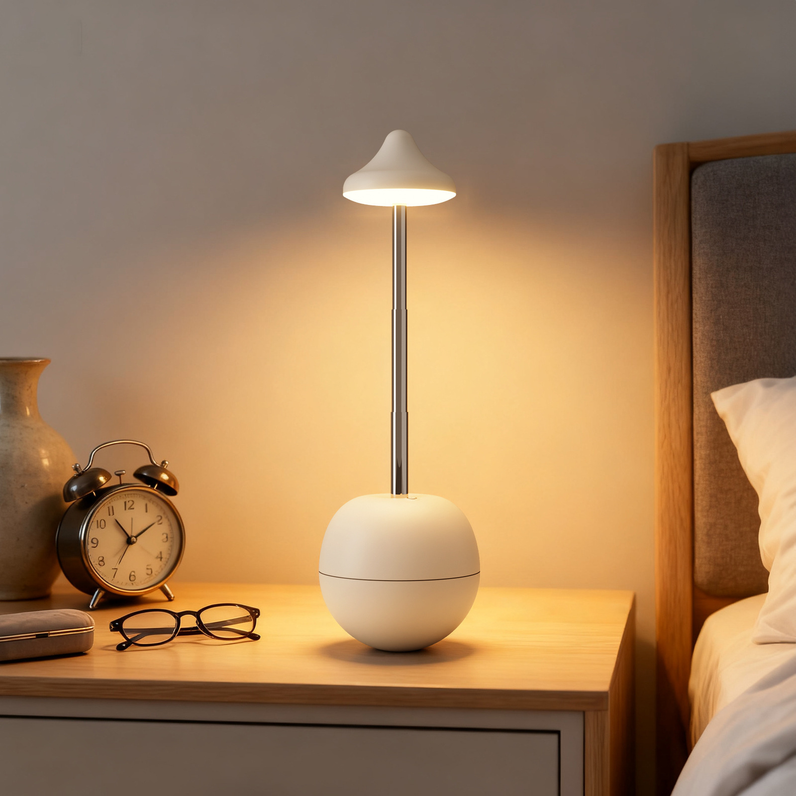 New Cross-border Rechargeable Night Light For Bedroom Lighting, Creative Decorative Remote-controlled Bedside Ambiance_voghion.com