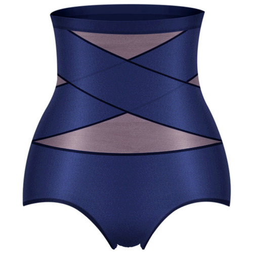 Meiya's popular ice silk high-waisted tummy-control pants underwear for women, thin silk crotch, strong butt-lifting and shaping pants, breathable summer