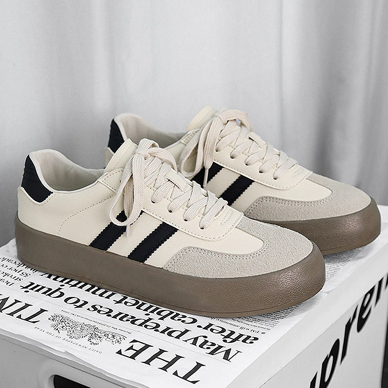 Ретро-кроссовки для тренировок, мужские, размеры 45-49, летний стиль 2025, универсальные, очень большие размеры, кожаная поверхность, повседневные