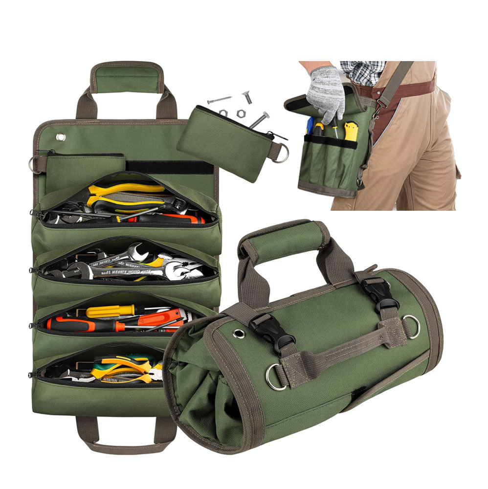 Bolsa Enrollable para Herramientas Multifuncional y Plegable para Reparación Automotriz image 6