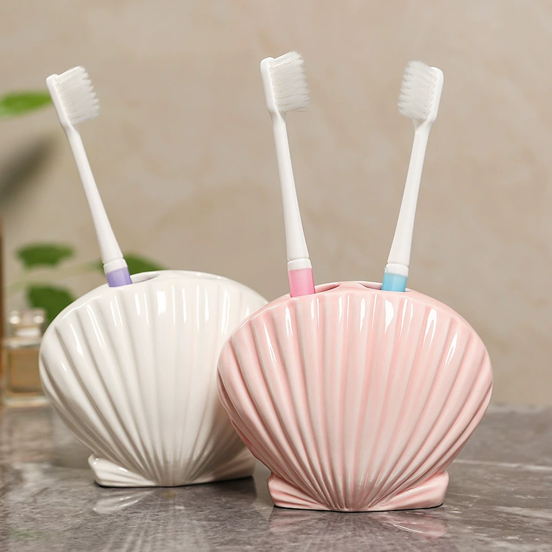 Бытовая креативная керамическая держатель зубной щетки держатель зубной щетки ракушки держатель зубной щетки милый мультфильм детская зубная щетка для мытья
