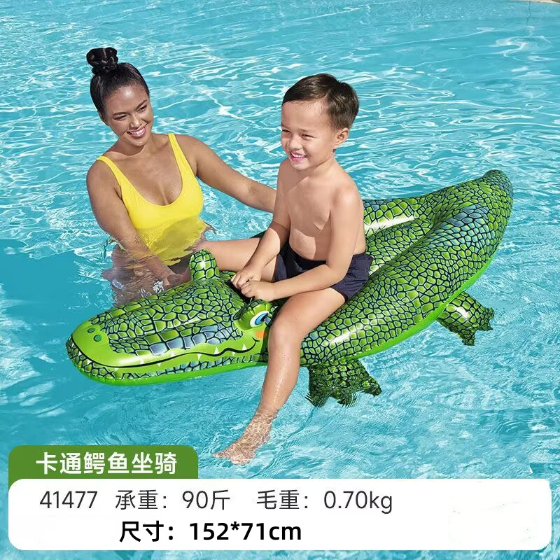 Montura de agua inflable flamenco rojo neto para niños anillo de natación flotante de agua juguete flotador espesado cama flotante para adultos