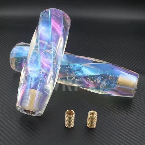 Twisted crystal colorful shift knob gear shifter car modification shifter handle gear lever shift lever shift knob