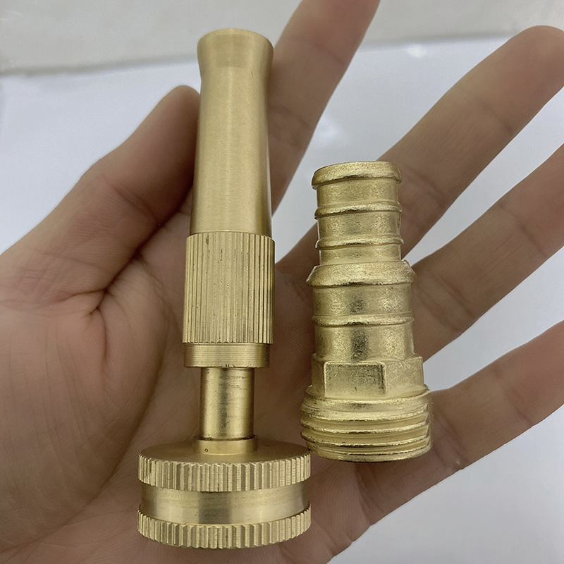 一件代发直喷式可调节花洒洗车水枪头园林浇花浇草直喷水枪头