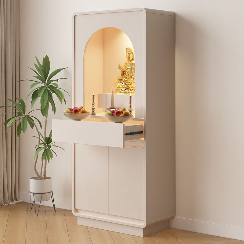 Modern Light Luxury Small Altar Cabinet for Home Use, Buddha Altar, God of Wealth Incense Table Yy
