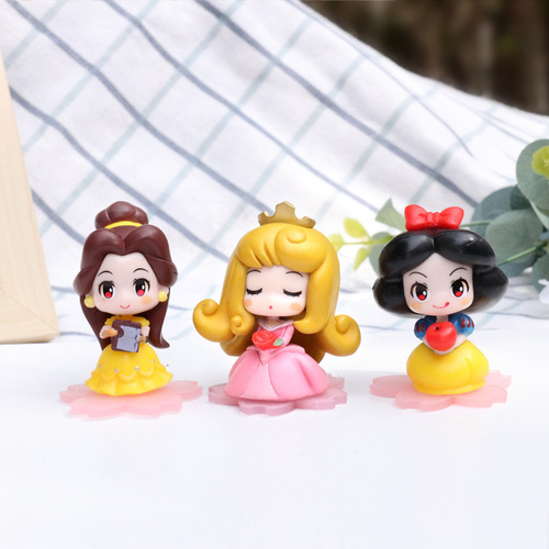 Anime Fairy Tale Snow White & Mermaid Figurine, Girly Doll Toy for Girls, Perfect Gift & Desk Decorative Display Piece