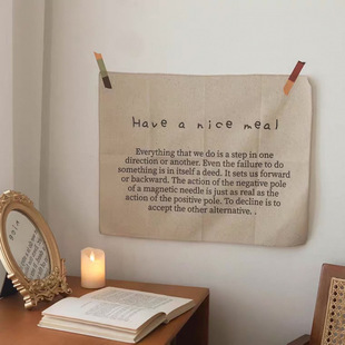 Scandinavian Style French Letter Background Cloth Hanging Cloth Photo Background Cloth Wall Hanging Cloth to Create Atmosphere Background Cloth