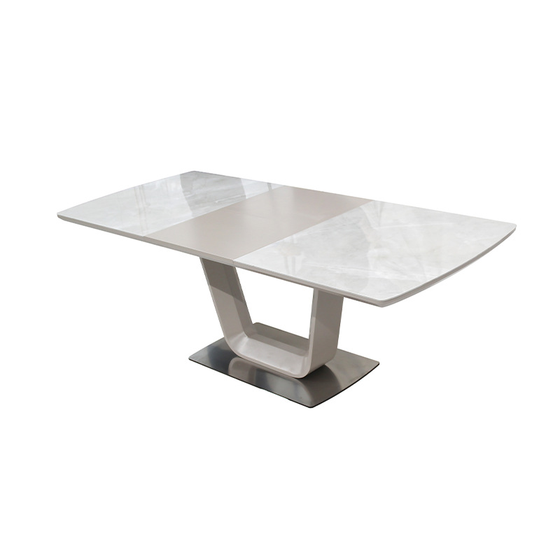 mesas de comedor tabla de roca mesas plegables retráctiles mesa de negociación escandinava de lujo moderno mesa minimalista