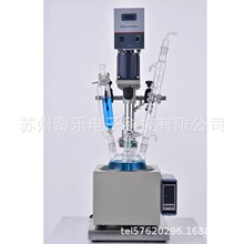 DF-2L/DF-5L實驗室電加熱恆溫反應器多功能小型單層玻璃反應釜
