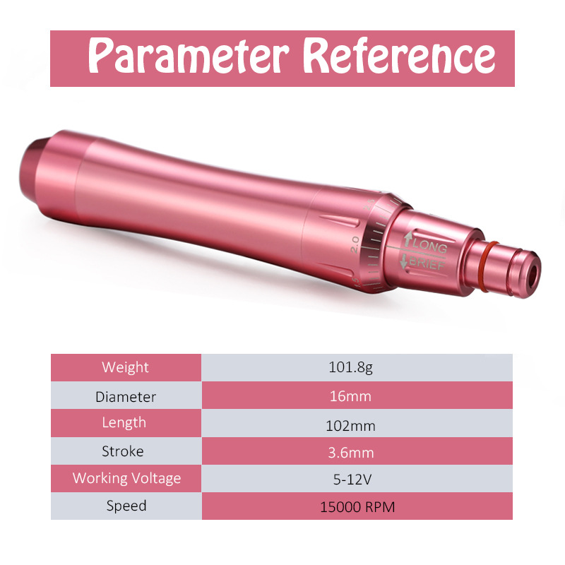 Ybeauty máquina de bordado de cejas de tatuaje punto niebla pupilas blanqueador labial pluma de bordado de lanzamiento completo máquina de tatuaje principiante semipermanente