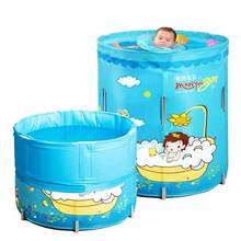 儿童婴儿折叠盆洗澡桶 戏水游泳池大人全身泡澡桶可升降浴缸批发