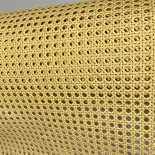 Rattan woven material flying PE glue rattan hand woven mesh diy six octagonal ceiling veneer decorative furniture eye
