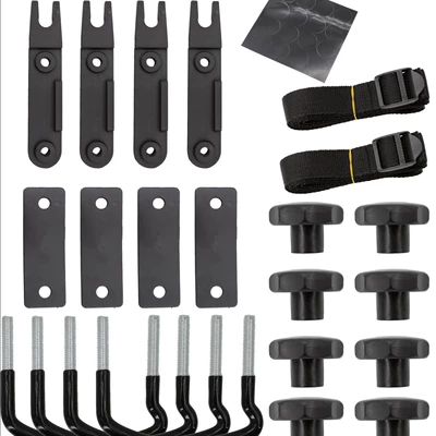 Car Roof Luggage Rack Installation Accessories Special U-Shaped Bolt U-Hook Luggage Rack Silent Crossbar Car Rack (Other Car Modifications)
