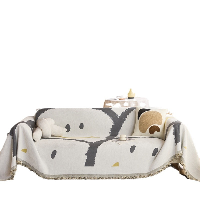 Transfronterizos para toallas de sofá simples antideslizantes cuatro estaciones de una sola pieza de cubierta de sofá cubierta de sofá cojín de tela de cubierta de sofá