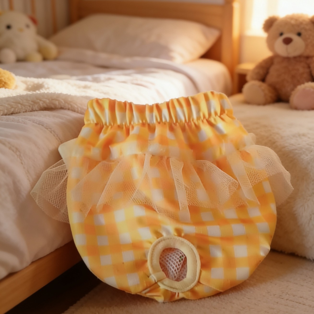 애완견, 고양이 생리기간 안전바지, 생리팬티, 괴롭힘방지 푸들테디, 포메라니안 비숑팬티