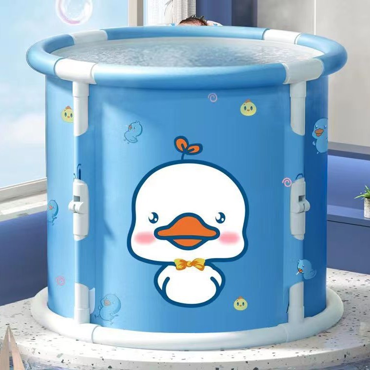 Cubo de baño plegable instalación libre para adultos y niños Cubo de baño para bebés adultos hogar sudor baño de vapor cubo bañera