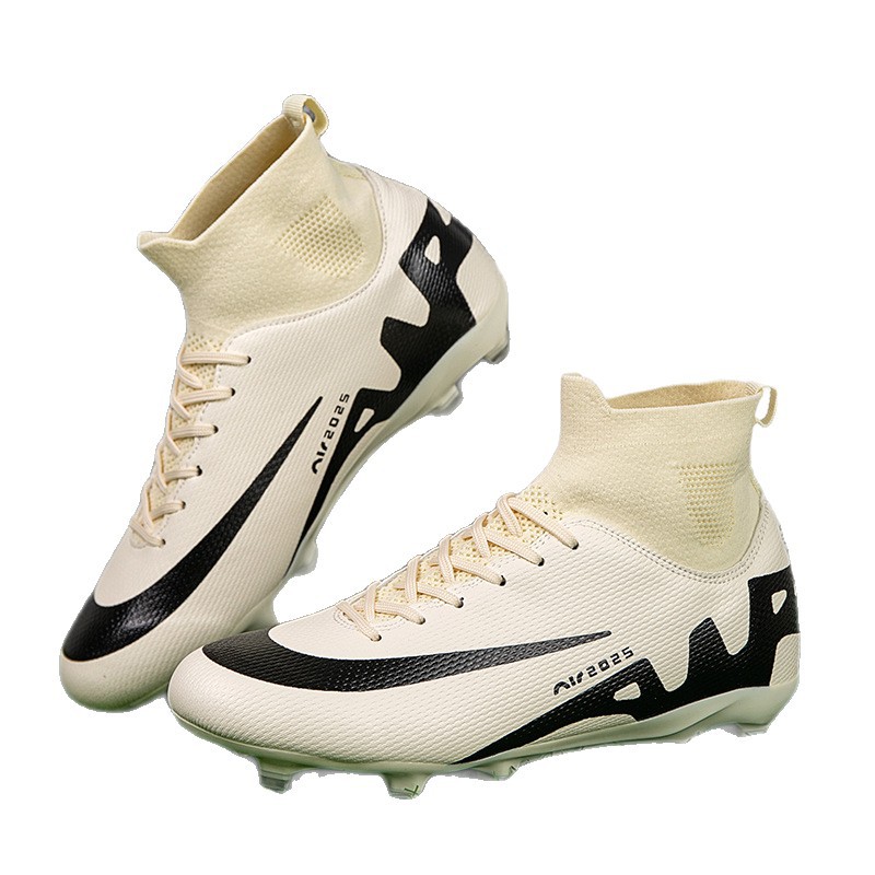Tenis de Fútbol de Bota Modelo 16 de Cuero Sintético para Césped Artificial