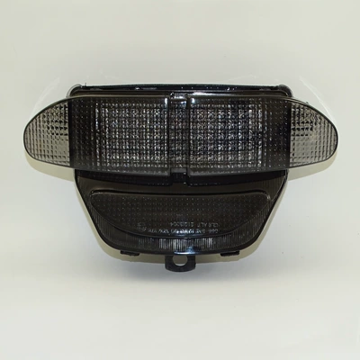 Applicable to Honda CBR900RR 1998-1999 modified motorcycle LED tail light brake turn signal assembly (Motorcycle tail) - smoky-black
