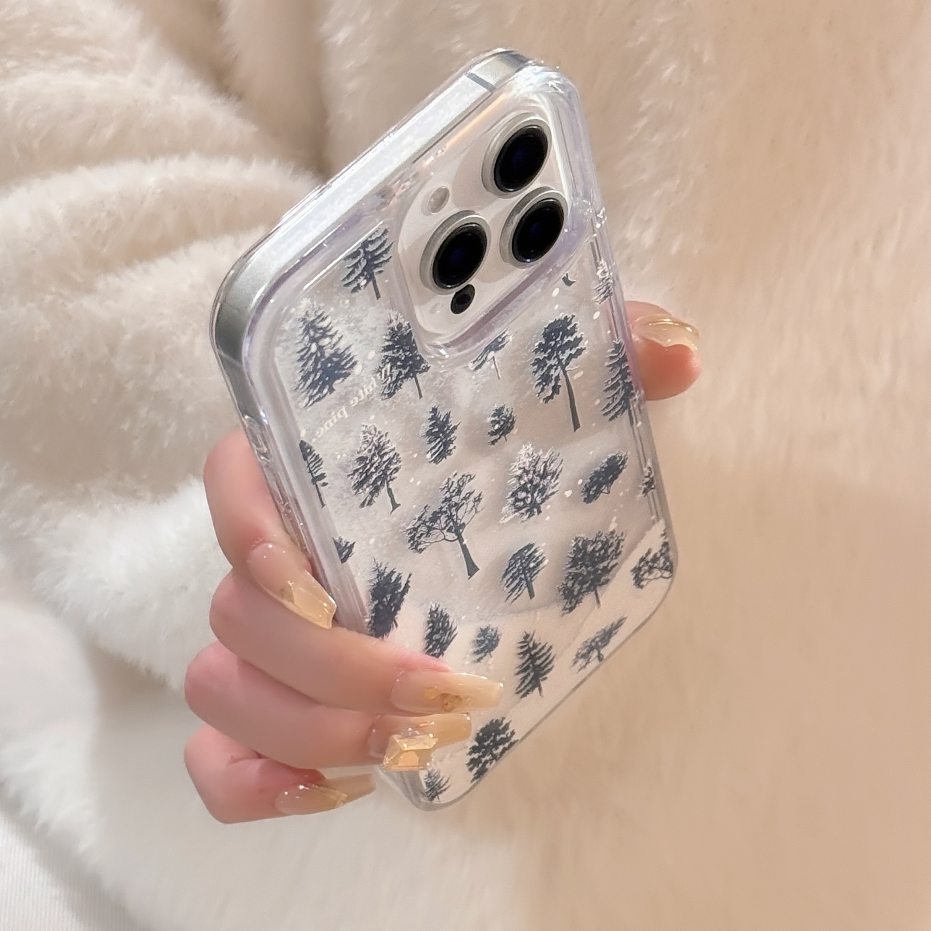 Housse De Protection Pour Iphone 16 15 14 13 Pro Max Design Montagne_voghion.com