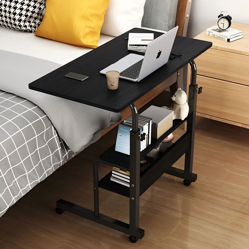 Bedside Table Movable Lifting Small Table Student Dormitory Study Table Rental Home Desk Bedroom Computer Table