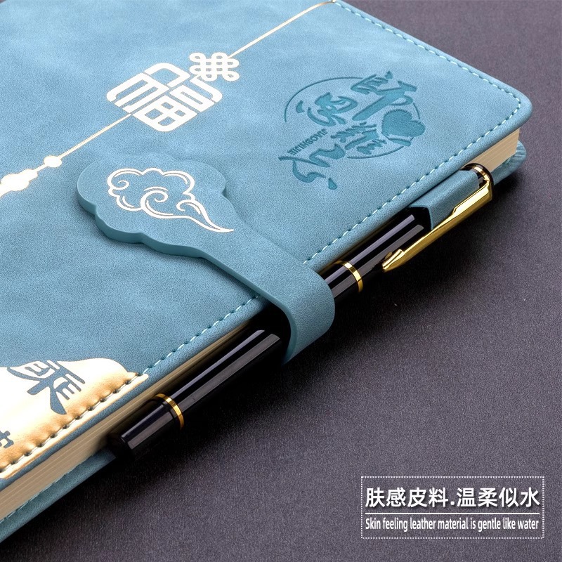 Caja de regalo del día del maestro, cuaderno de escritorio de alto valor, cuaderno de cuero creativo para el maestro