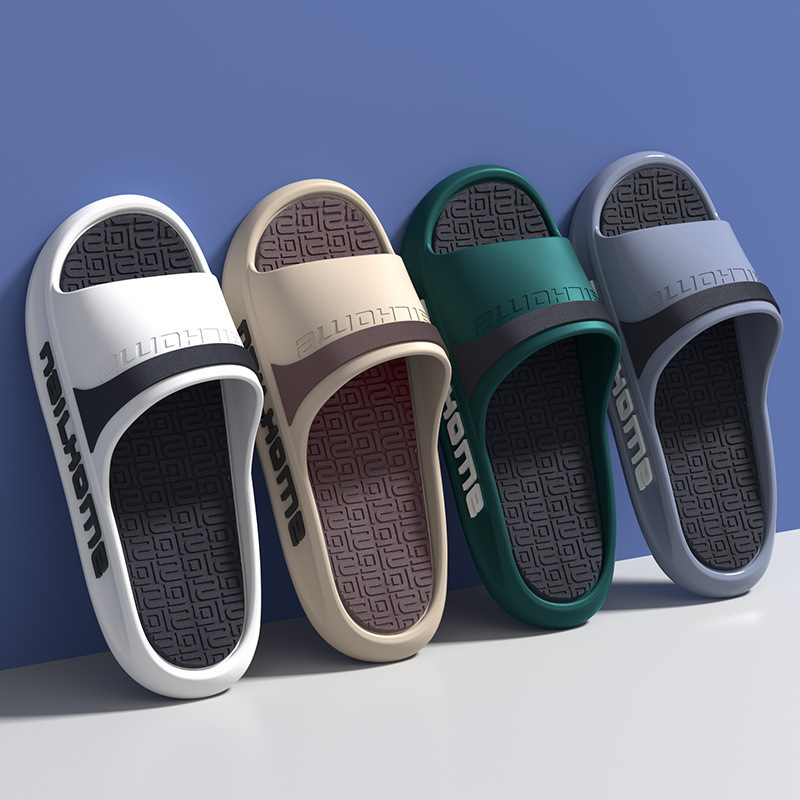 Slippers Summer Men's Feeling Home Outdoor Wear Sports TikTok Wholesale Indoor Non-slip Deodorant Sandals and Slippers for Couple