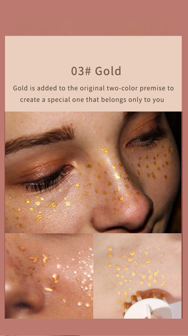 Naturlig naken smink freckle penna varmsäljande inte lätt att blekna vattentät tätning luftkudde fräknar FAFAMOON cross_voghion.com