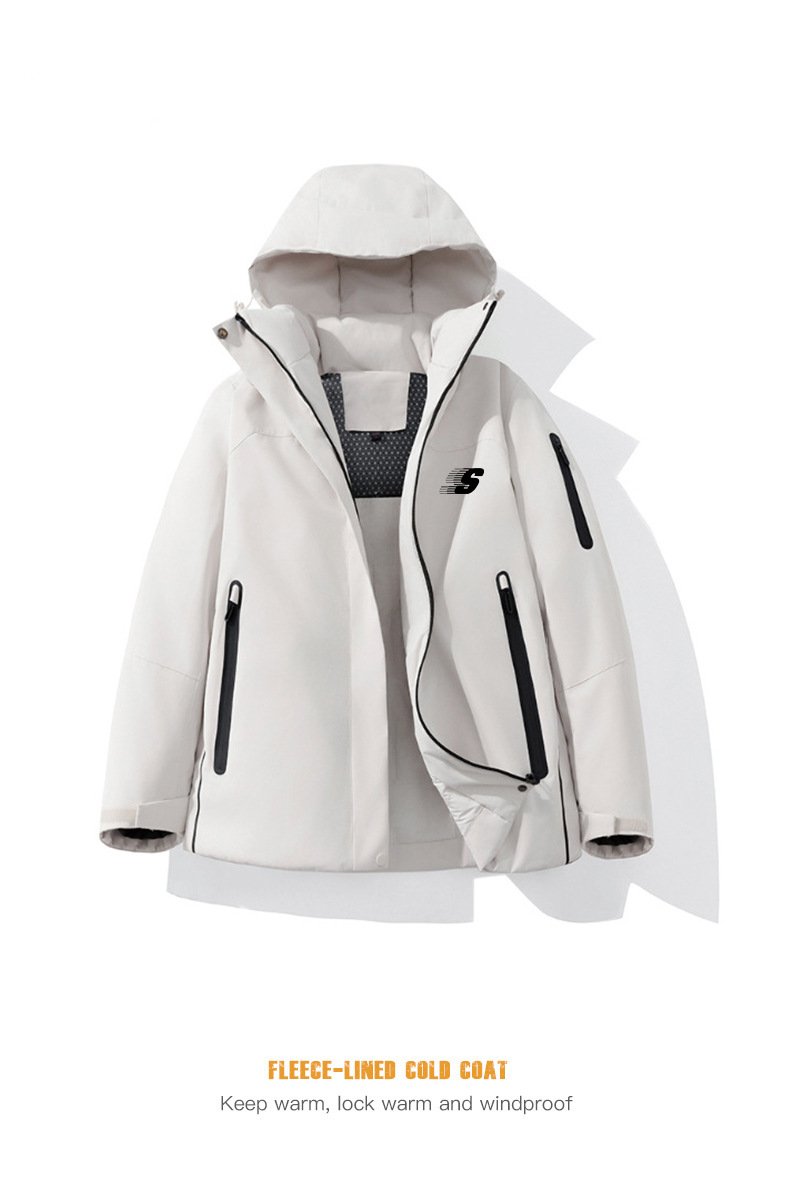 Men's Clothing quilted thick outdoor windproof cold proof jacket _voghion.com