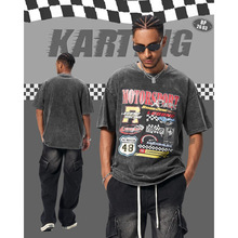 ר���羳���� Acid Washed  Vintage Oversized Streetwear Cotto