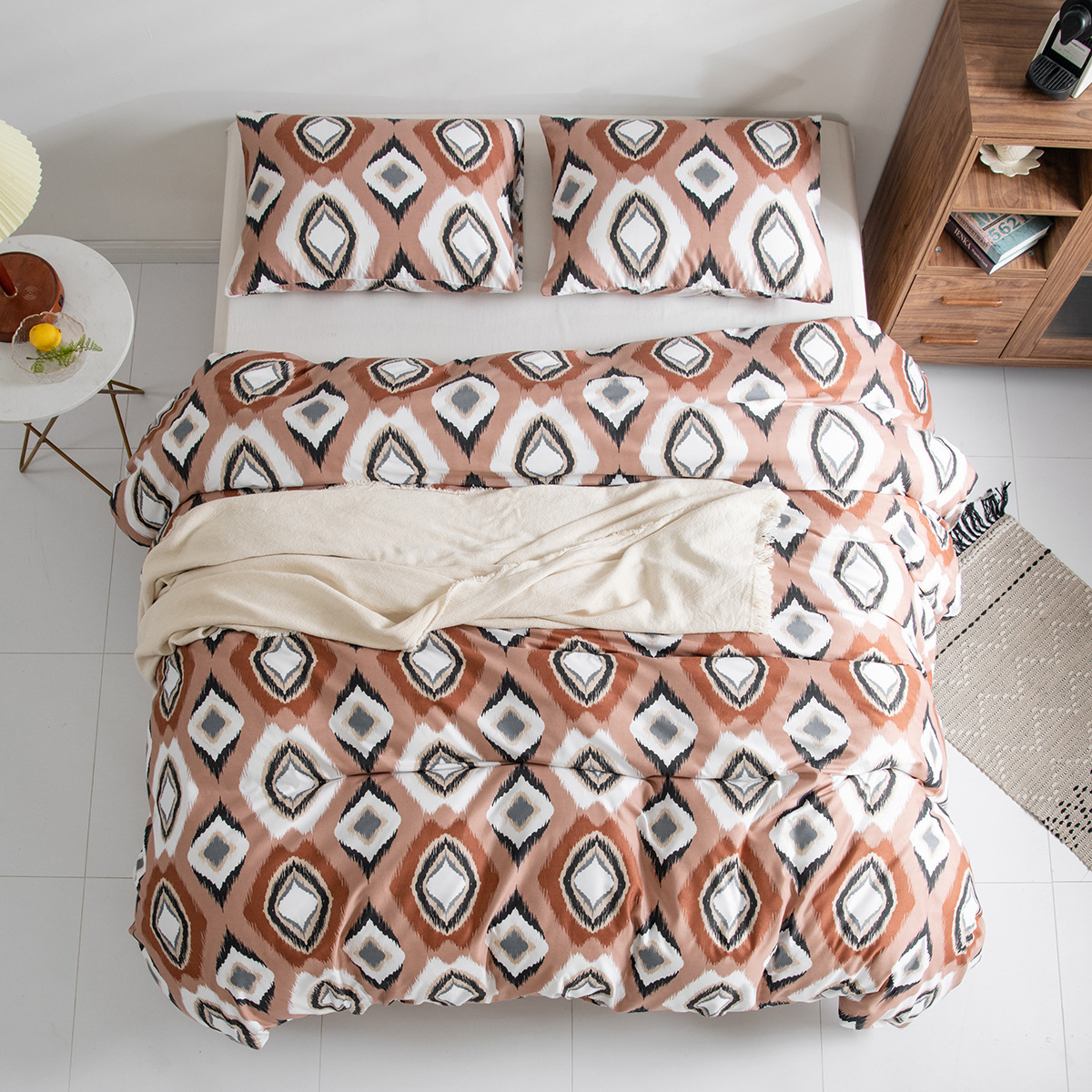 跨境家纺三件套外贸热销亚马逊爆款duvet cover set床上用品3套件