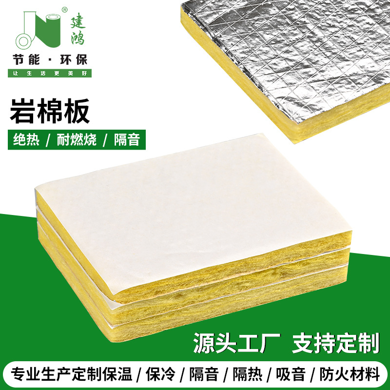 Class A fire-proof and smoke-proof rock wool board building exterior…