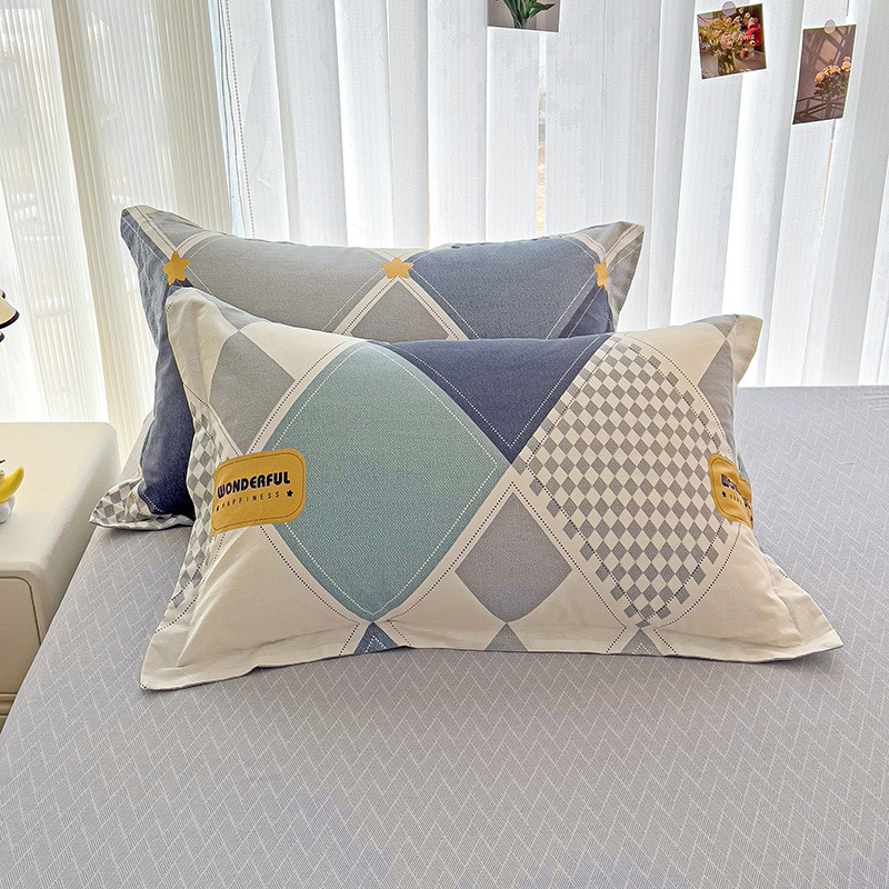 40 Count 100 Pure Cotton Pillowcases Household Pillowcases Pillow Core Liner Cover 48Cmx74Cm Student Pure Cotton Single Pillowcase