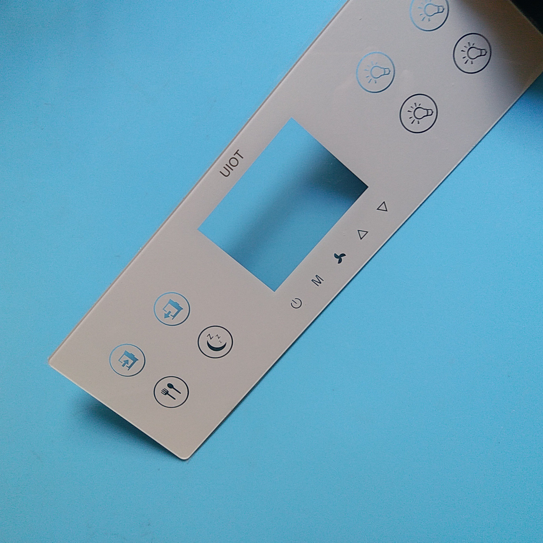 厂家开关面板钢化玻璃86型开关面板玻璃触摸钢化玻璃智能家居面板