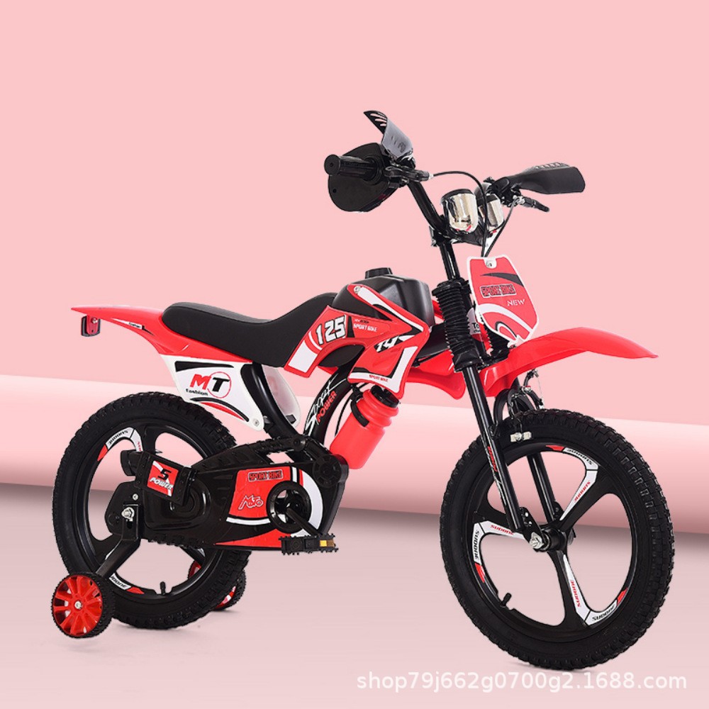 Bicicletas para niños de 2 - 5 años de edad, niños y niñas con ruedas auxiliares, bicicletas de juguete para niños