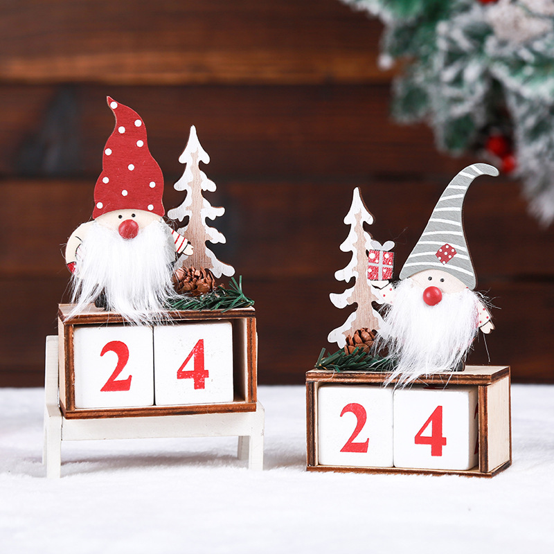 Christmas Festival Christmas Rudolf Wood Party Ornaments