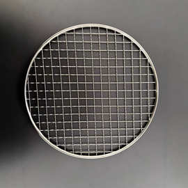 围炉煮茶加粗烤肉晾网方格网不锈钢镀锌烧烤网圆形电陶炉炭炉新品