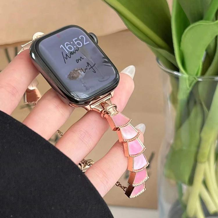 Suitable for Apple Watch pink mermaid small bulb shell iwatch bracelet bracelet factory wholesale
