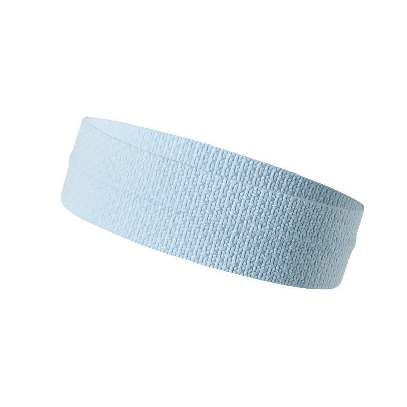 Sports Headband for Fitness and Yoga, Sweat-Absorbing Hair Band - Sky Blue, Single Pack