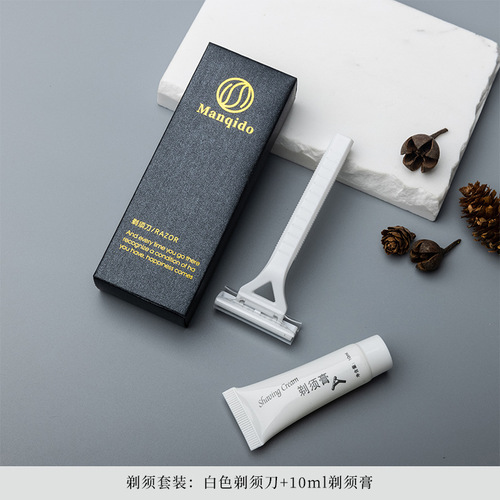 Star hotel guest room supplies disposable razors wholesale tourism aviation foreign trade razors