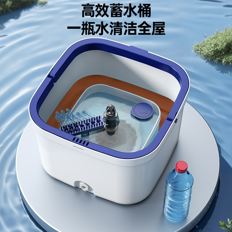 limpieza de suciedad separación giratoria trapeador sin lavado a mano casco de trapeador seco deshidratación automática trapeador perezoso