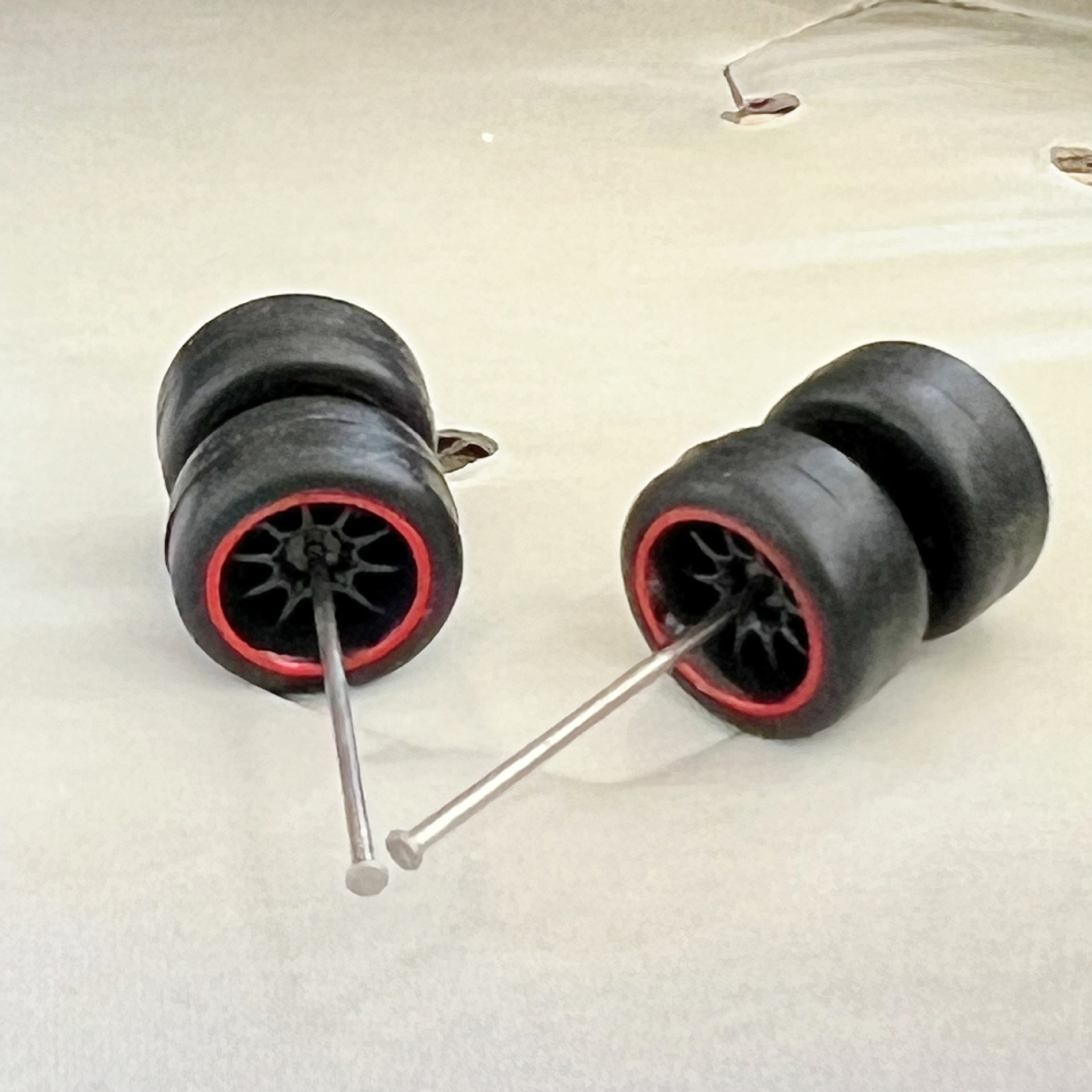 Hot Wheels Matchbox Domica 1/64 de nivel de entrada de aleación de coche modelo de modificación de la rueda de goma del neumático de goma cubo de la rueda